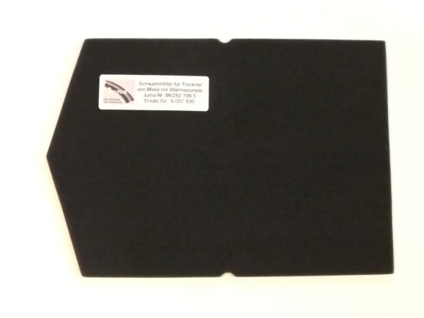 Filter für Miele 6057930 Feinfilter Türfilter