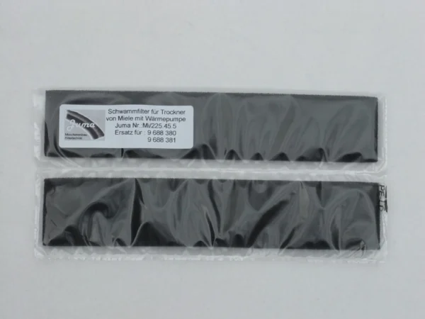 Filter für Miele 9688380 + 9688381 Schwammfilter Filter-Türöffnung