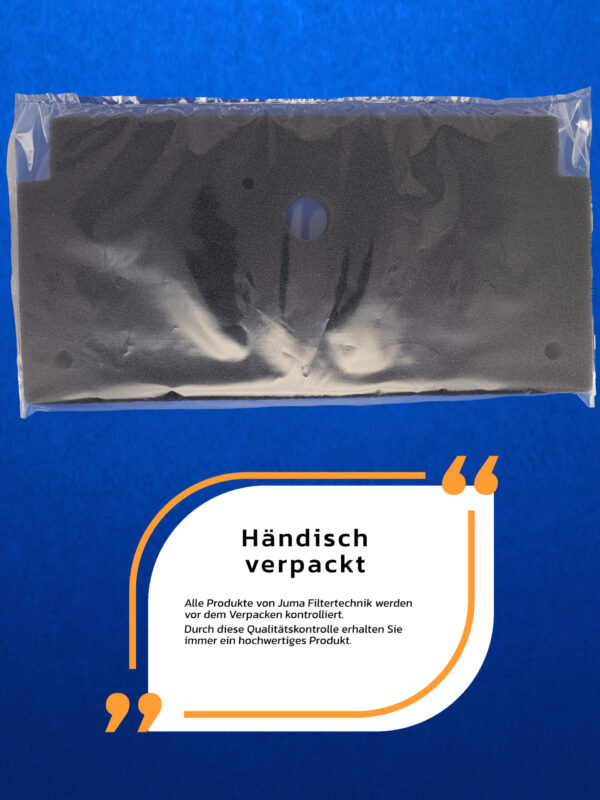 JUMA-Filter für BOSCH Siemens Schwammfilter 12022801 292 x 142 x 19 mm